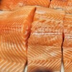 Salmon Portions Bone In & Skin On per 100g